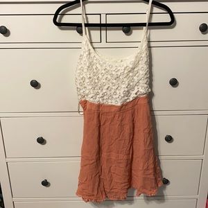 Pretty white and pink dress